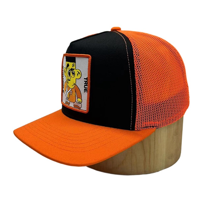 5 paneler lapp baseball mesh hatt